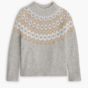 J crew Girls' Fair Isle sweater in extra-soft yarn